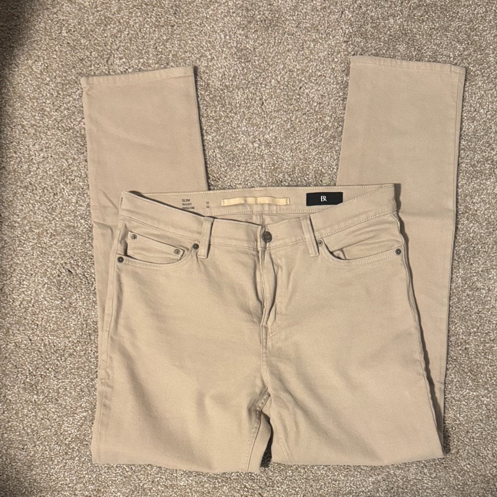 Banana Republic Men's Slim Jeans in Tan